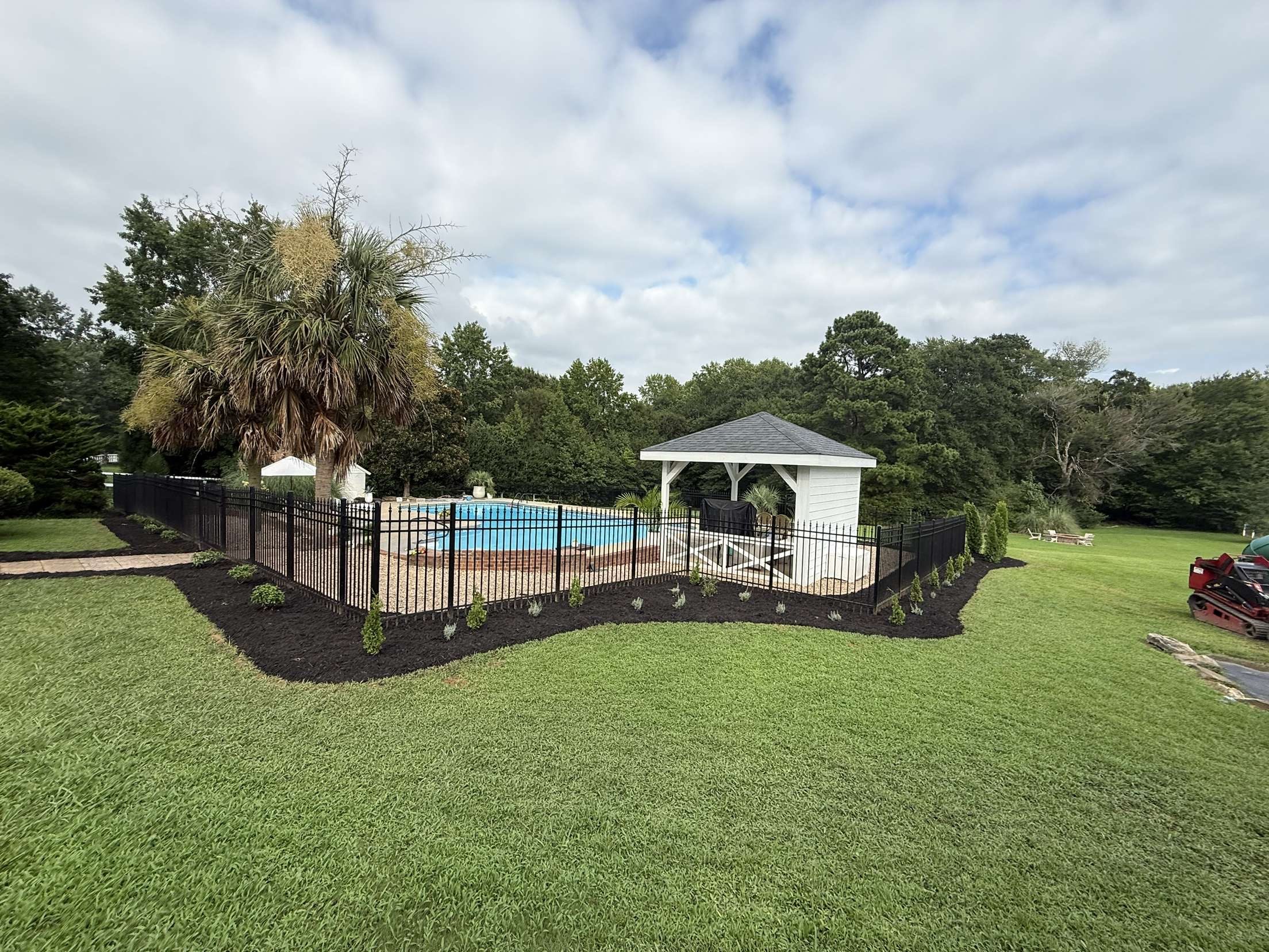 Mulching and rock installation Greer SC — Iron Lungs